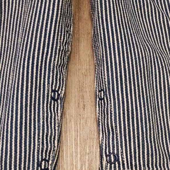 Key Bib Overalls Boys Denim Railroad Conductor Farmer 12M - NWT - Picture 7 of 7